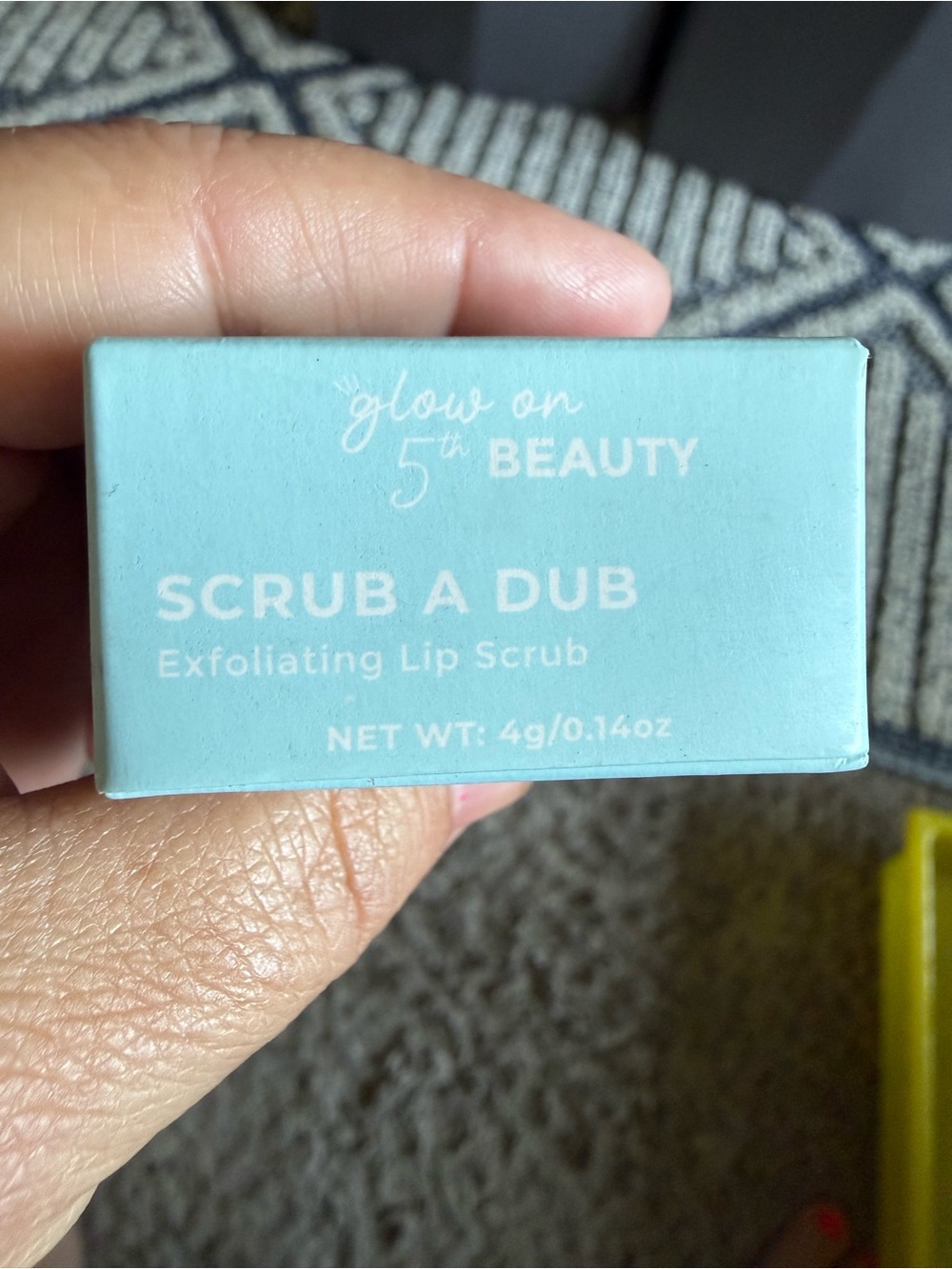 Glow On 5th Beauty Scrub A Dub Exfoliating Lip Scrub - Light Blue